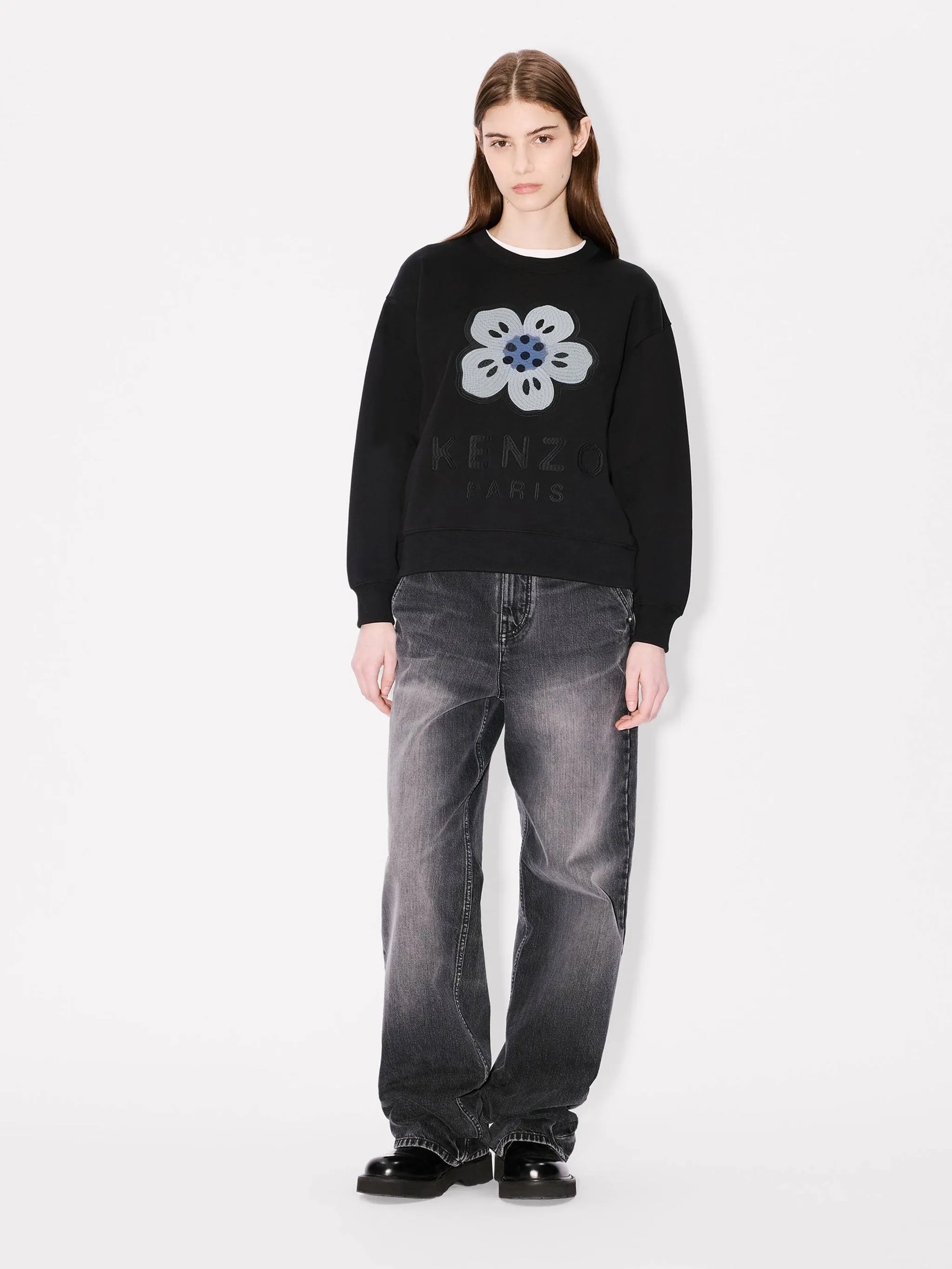 'BOKE FLOWER' EMBROIDERED SWEATSHIRT sold by Lord & Taylor product image thumbnail 5