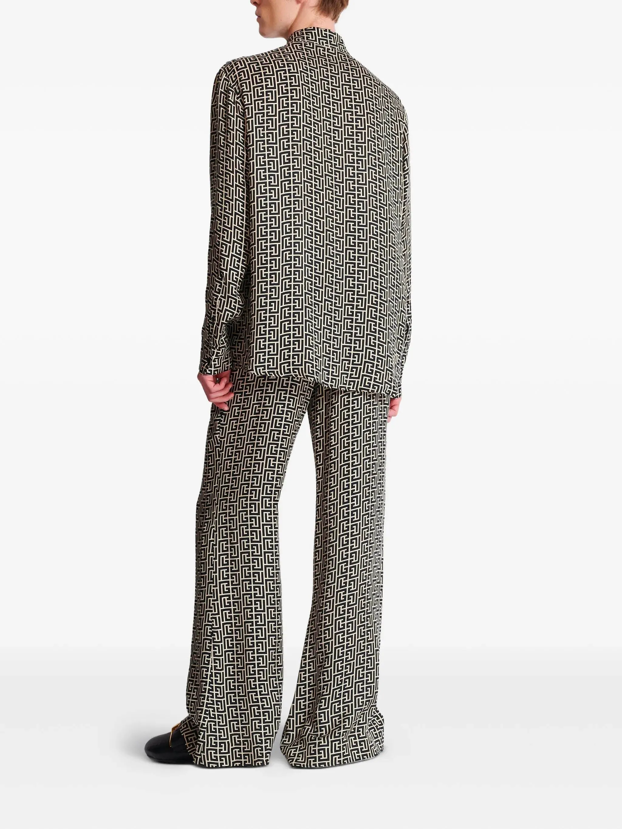 MONOGRAMMED FLOWING SHIRT sold by Lord & Taylor product image thumbnail 4