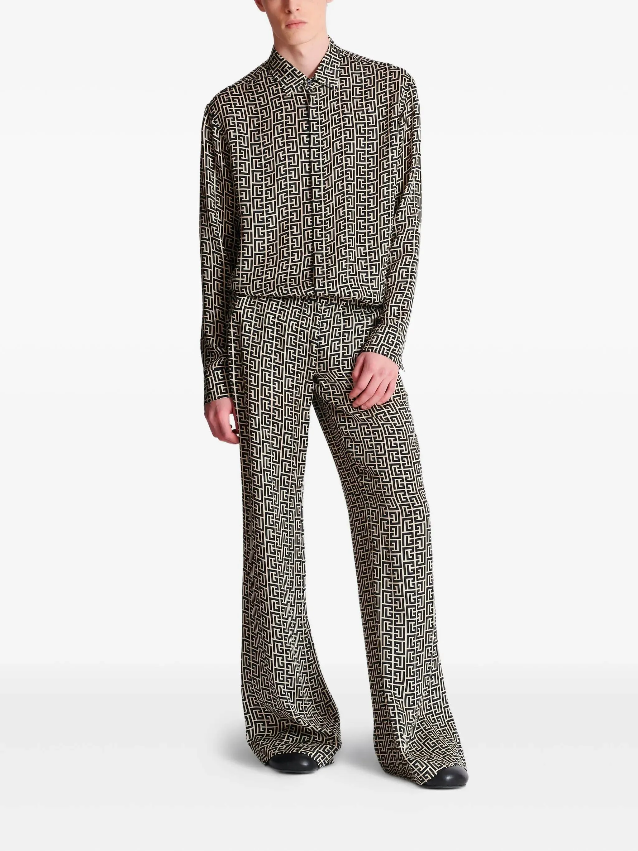 MONOGRAMMED FLOWING SHIRT sold by Lord & Taylor product image thumbnail 2