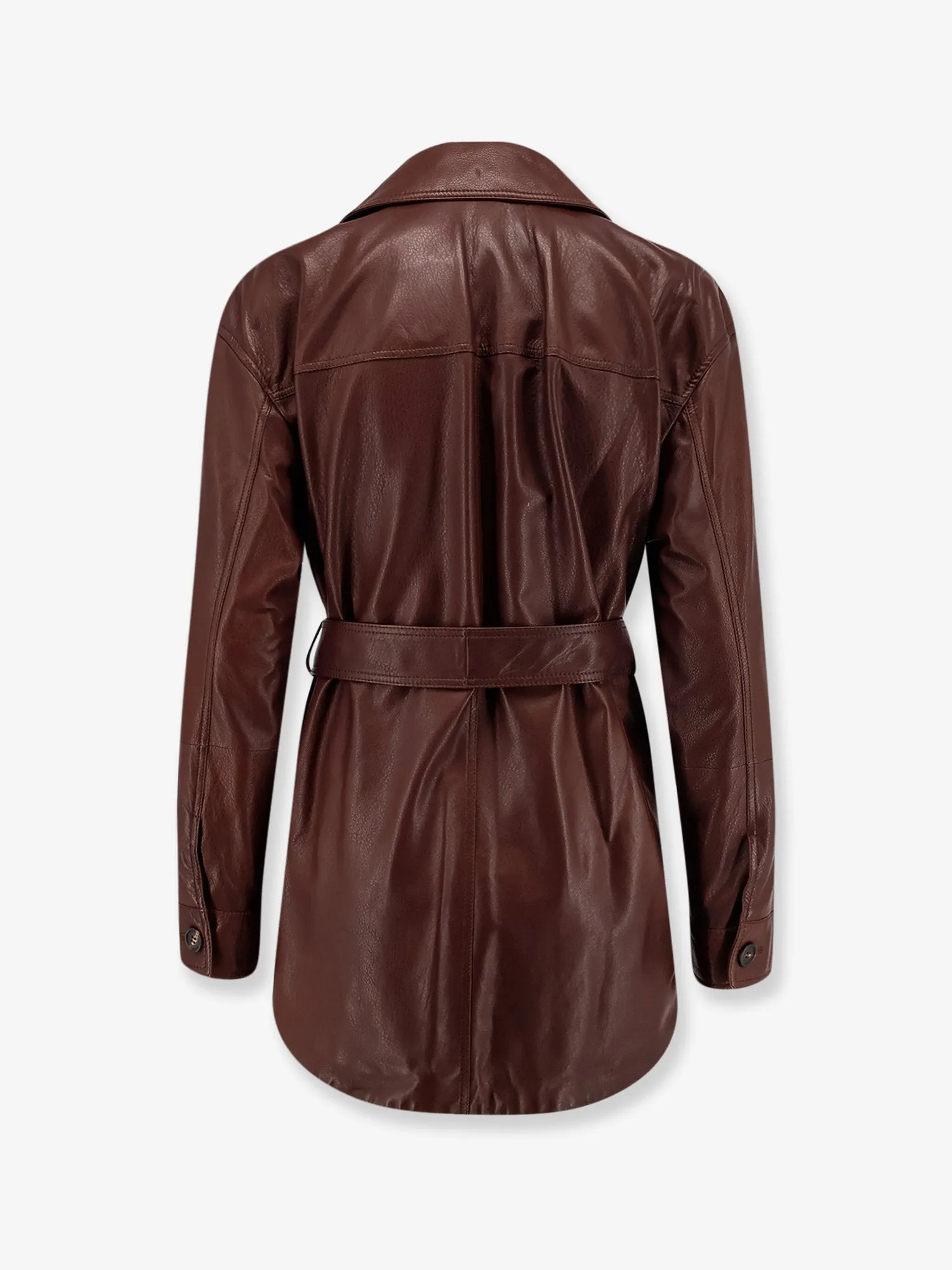 Leather Jacket with Belt sold by Lord & Taylor product image thumbnail 4