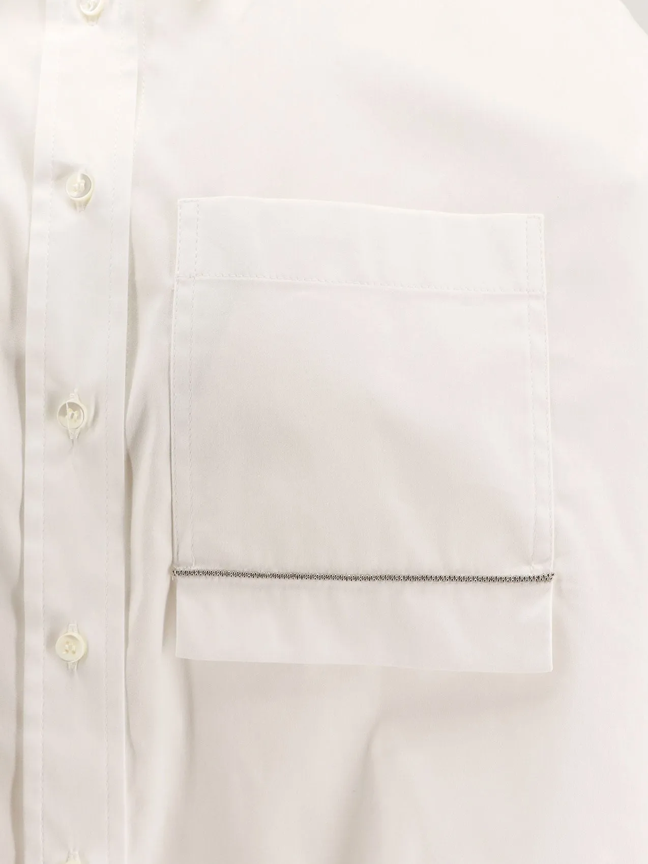 Cotton Blend Shirt with Monili Detail sold by Lord & Taylor product image thumbnail 3