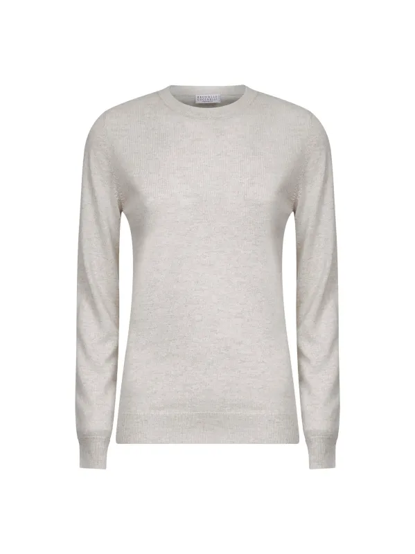 Ecru Cashmere Sweater with Monili sold by Lord & Taylor