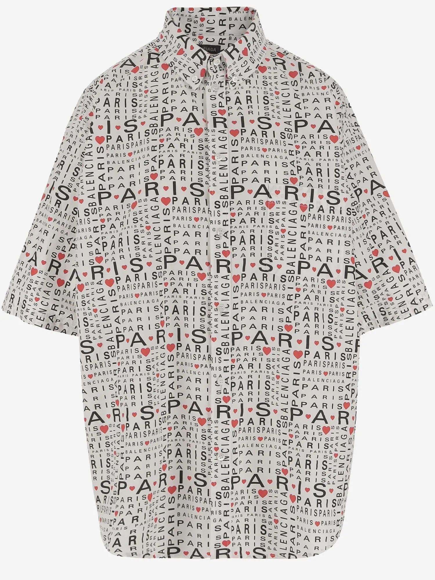 Cotton Shirt with I Love Paris Pattern sold by Lord & Taylor