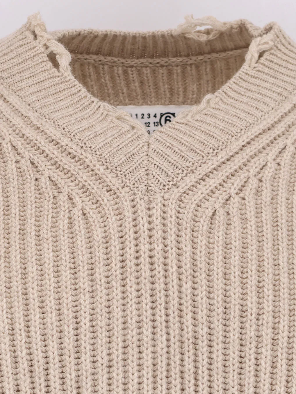 Wool Blend Sweater with Distressed Effect sold by Lord & Taylor product image thumbnail 3