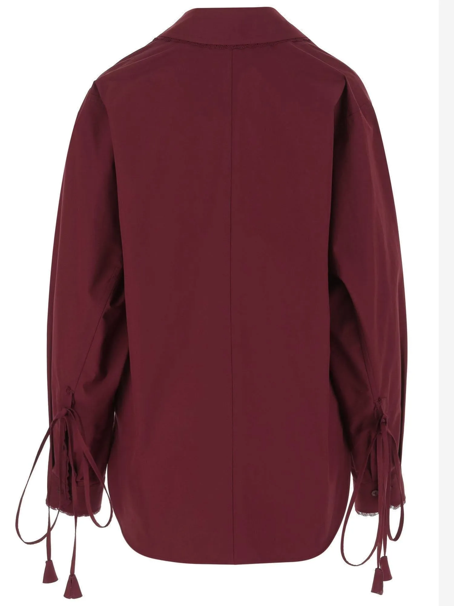 Poplin Shirt with Laces sold by Lord & Taylor product image thumbnail 3