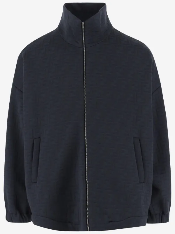 Cotton Blend Sweatshirt with FF Pattern sold by Lord & Taylor