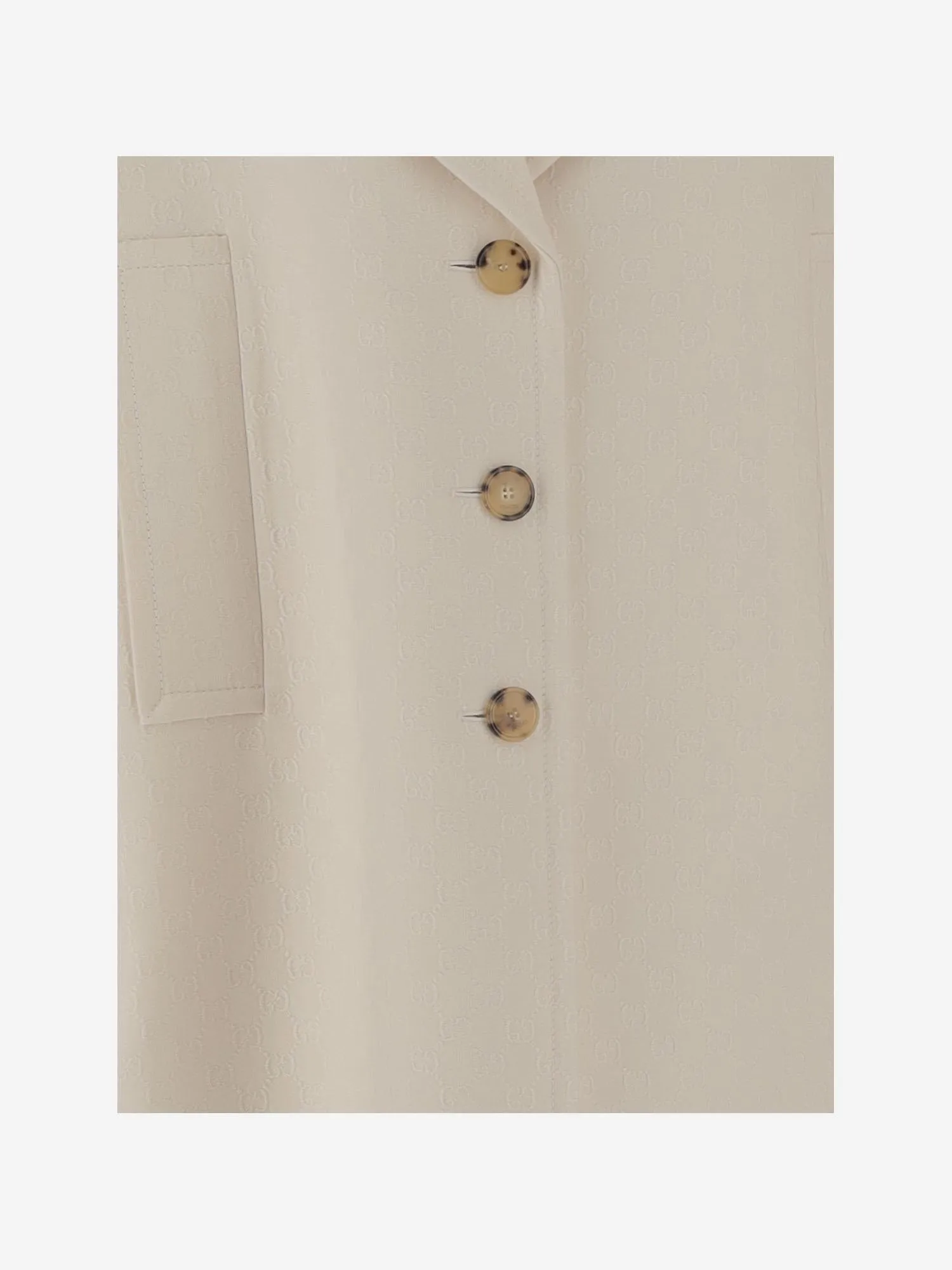 Silk Crepe and GG Wool Coat sold by Lord & Taylor product image thumbnail 3