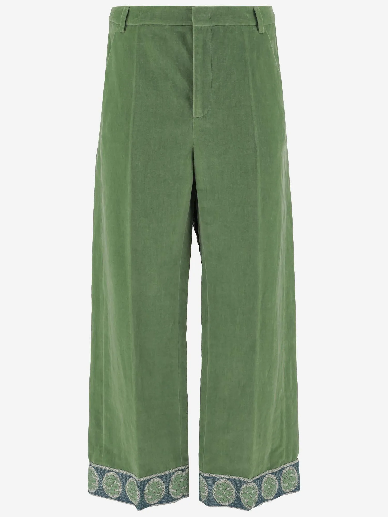 Cotton and Linen Pants with Jacquard Bottoms sold by Lord & Taylor