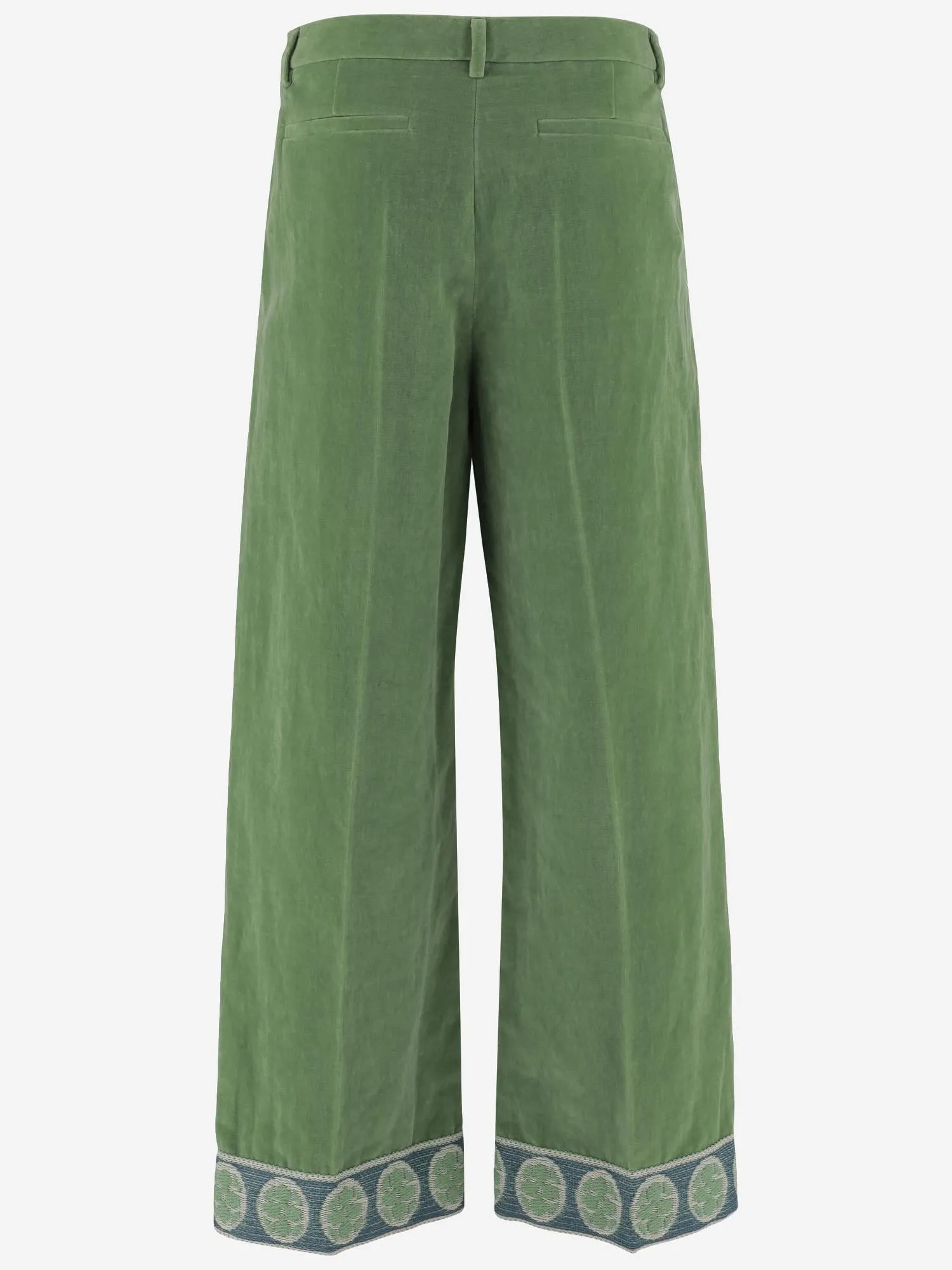 Cotton and Linen Pants with Jacquard Bottoms sold by Lord & Taylor product image thumbnail 2