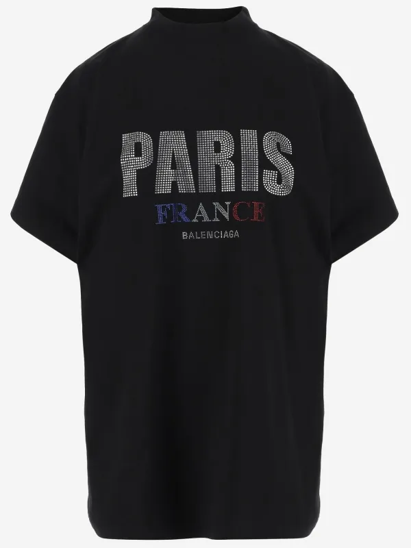 Paris Rhinestone Cotton T-Shirt sold by Lord & Taylor