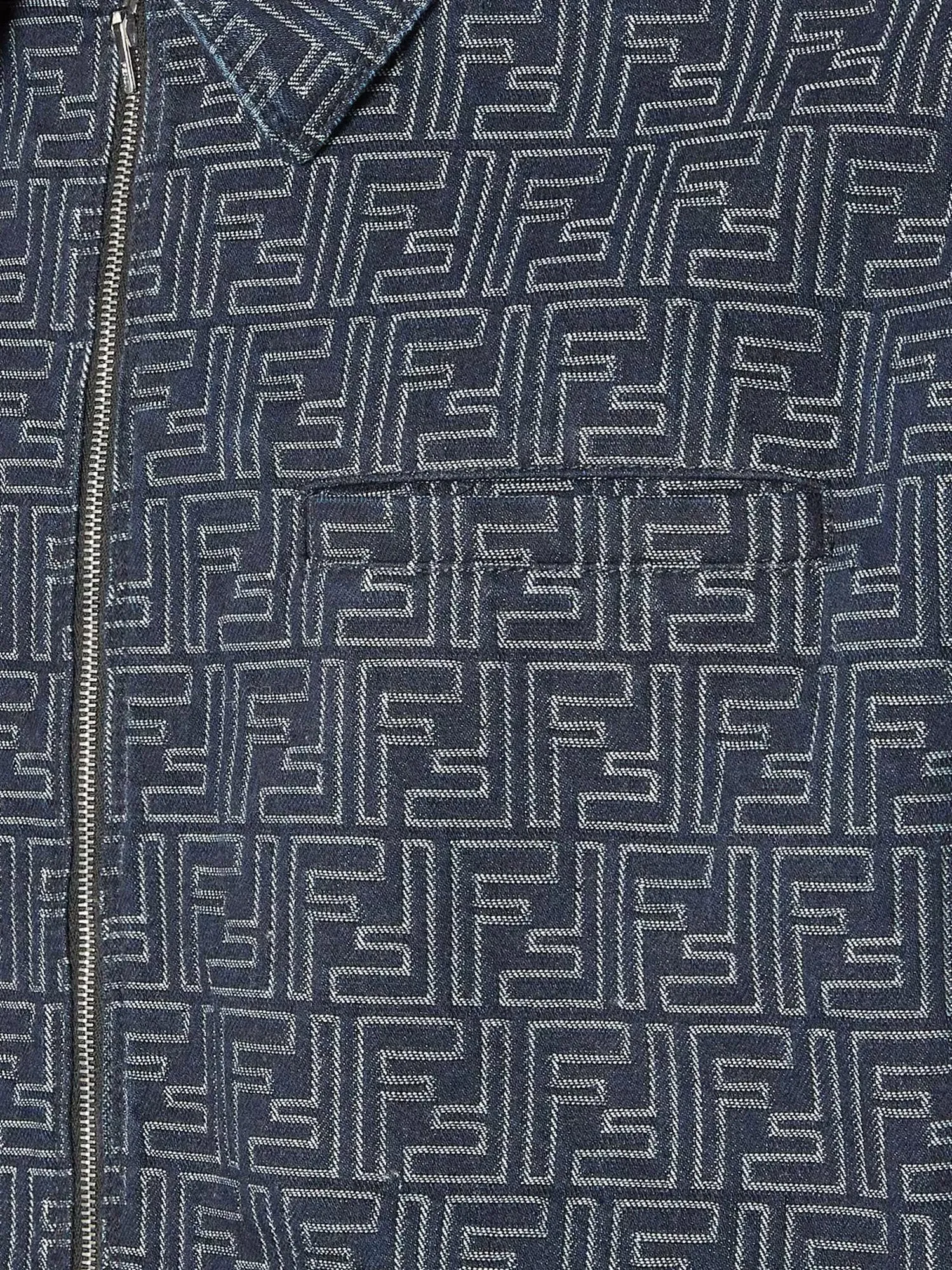 Fendi FF Denim Jacket sold by Lord & Taylor product image thumbnail 5