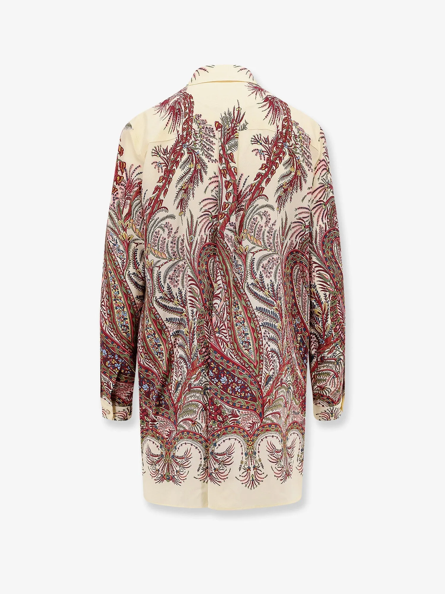 Red Silk Shirt sold by Lord & Taylor product image thumbnail 4