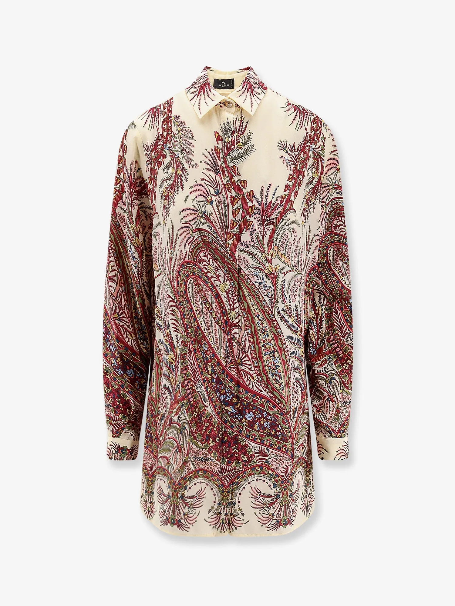 Red Silk Shirt sold by Lord & Taylor