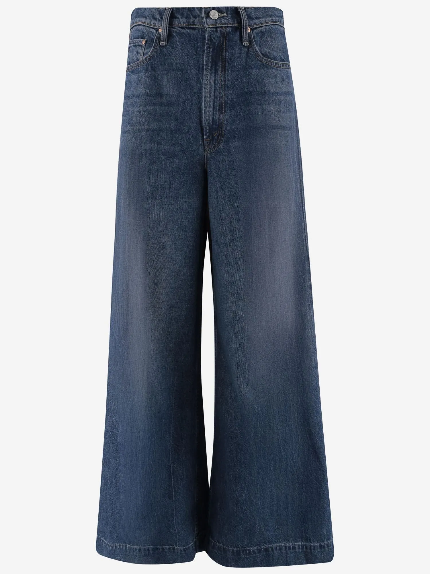Navy High-Waisted Jeans sold by Lord & Taylor