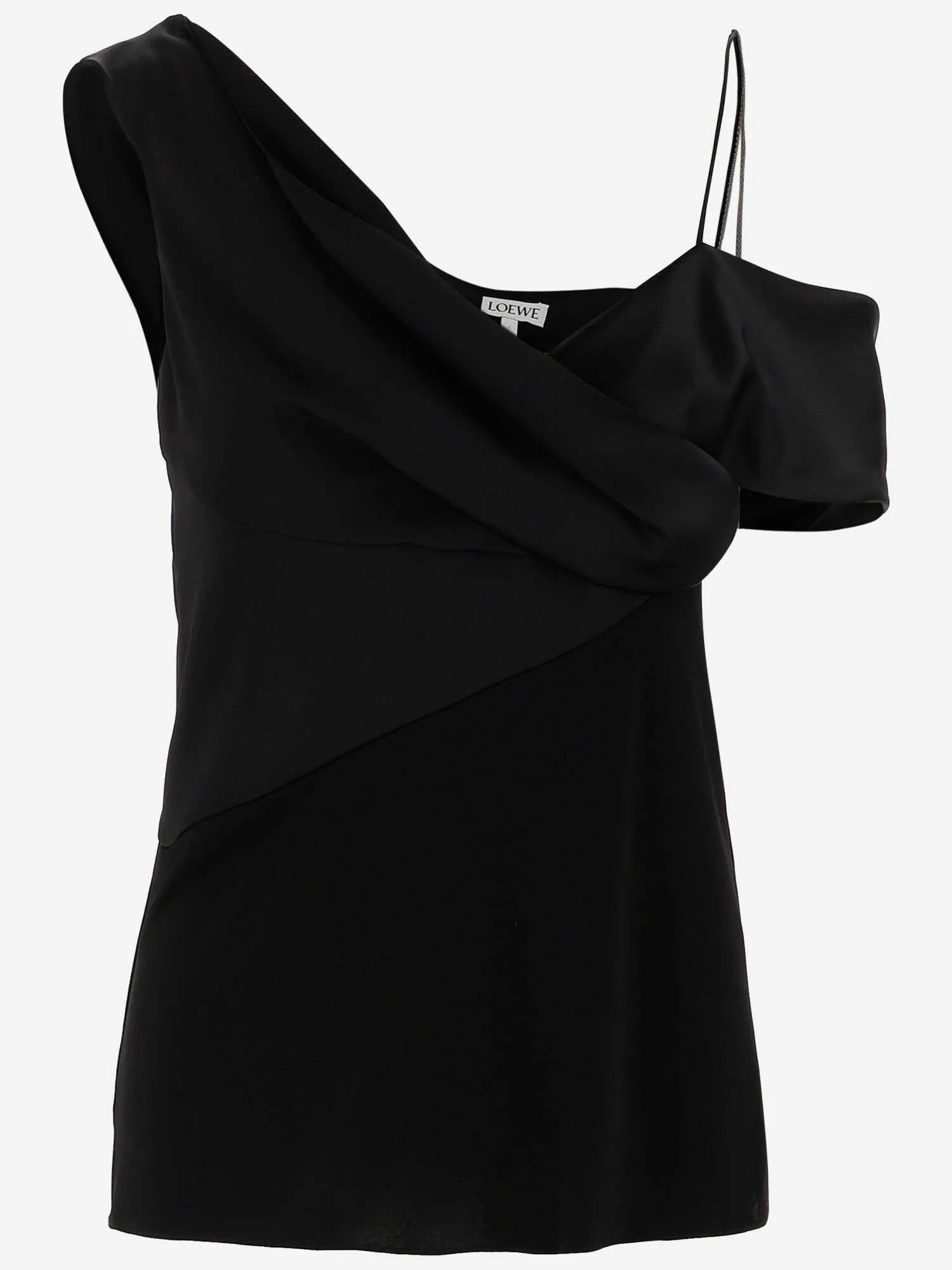 Asymmetrical Satin Top sold by Lord & Taylor