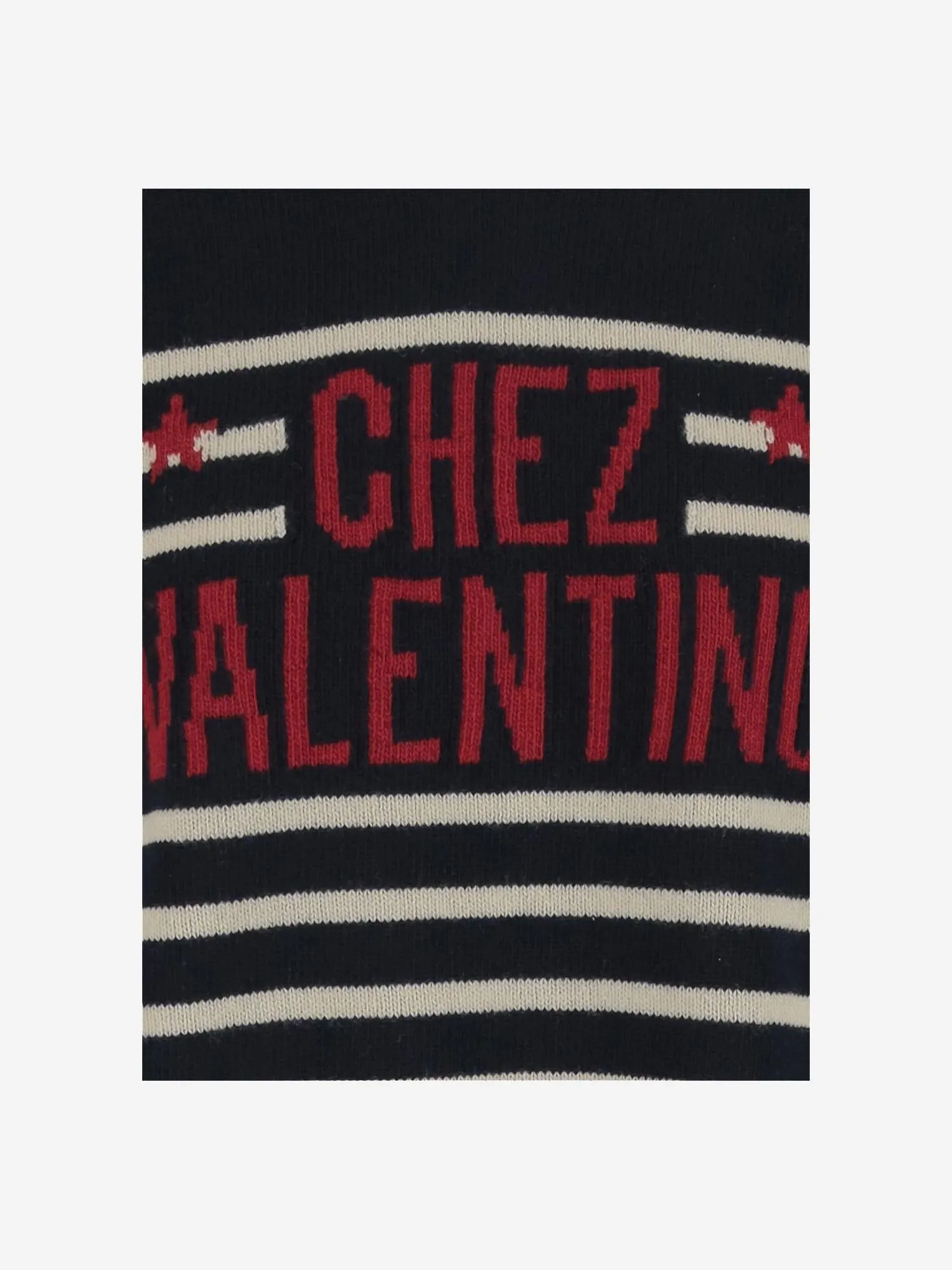 Chez Valentino Wool Sweater with Striped Pattern sold by Lord & Taylor product image thumbnail 3