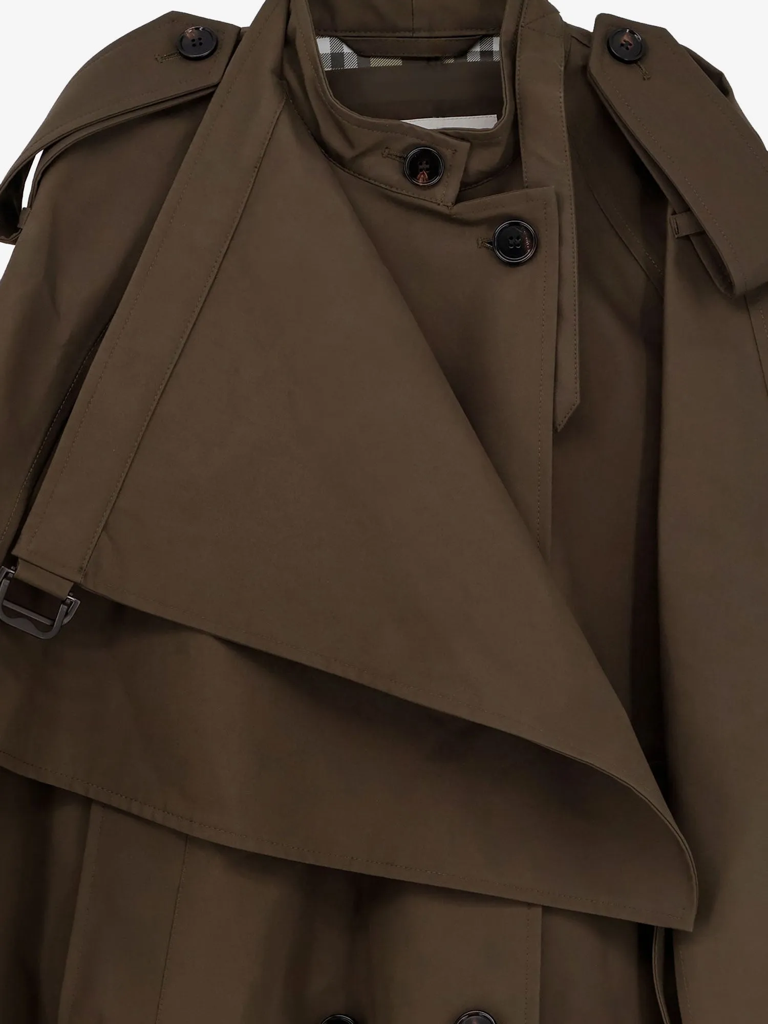 Cotton Cape with Traditional Check Lining sold by Lord & Taylor product image thumbnail 3