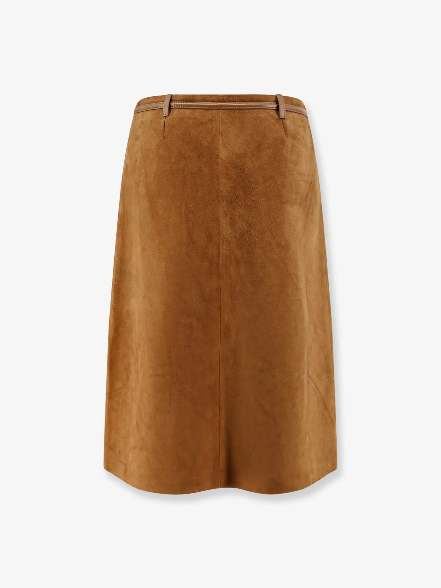Suede Skirt with Horsebit Detail sold by Lord & Taylor product image thumbnail 4
