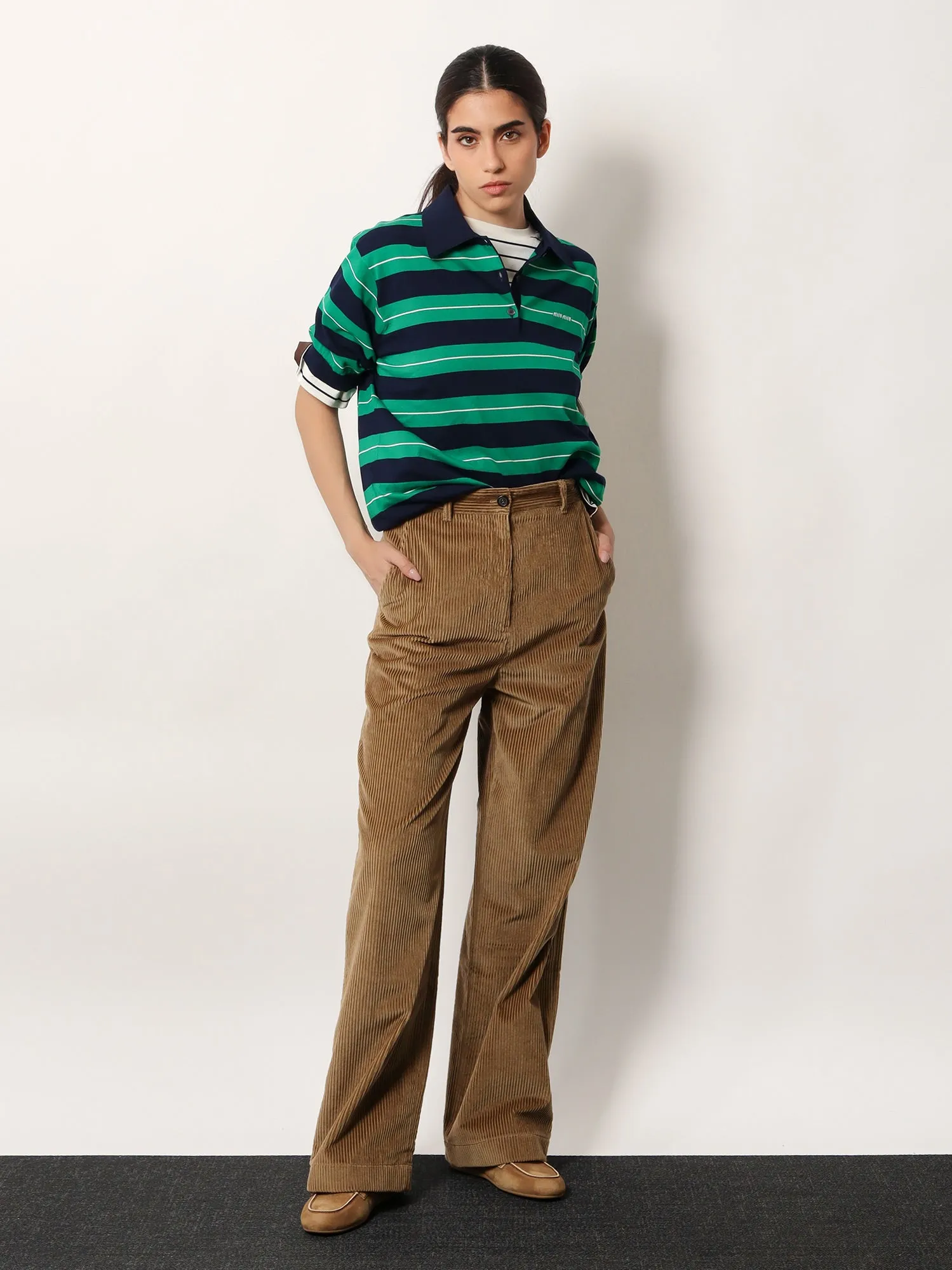 Striped Cotton Polo Shirt sold by Lord & Taylor product image thumbnail 2