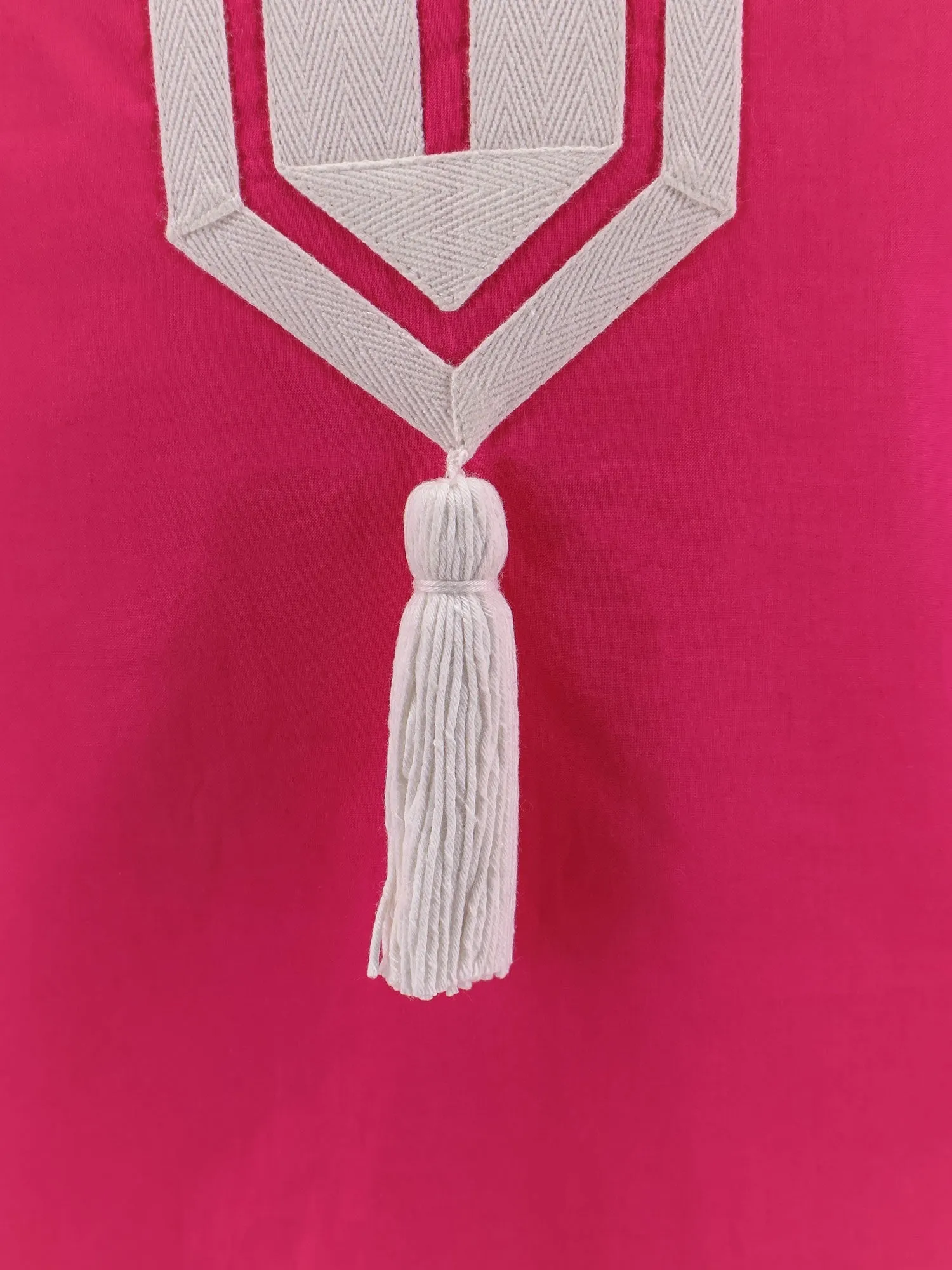 Cotton Short Dress with Contrasting Profiles sold by Lord & Taylor product image thumbnail 3