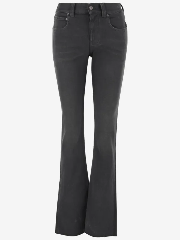 Stretch Cotton Trousers made by Balenciaga