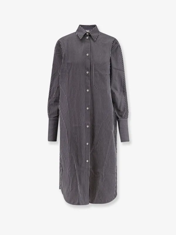 Striped Kimono-Sleeve Shirtdress sold by Lord & Taylor