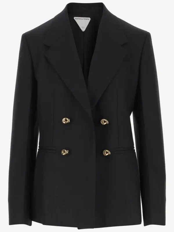 Double-Breasted Wool Jacket sold by Lord & Taylor