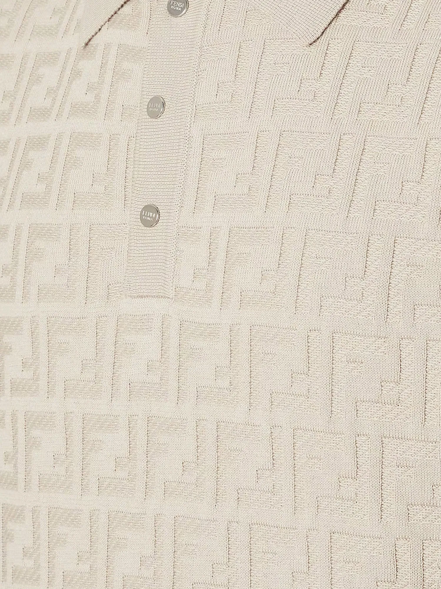 Fendi FF Cotton Polo Shirt sold by Lord & Taylor product image thumbnail 3