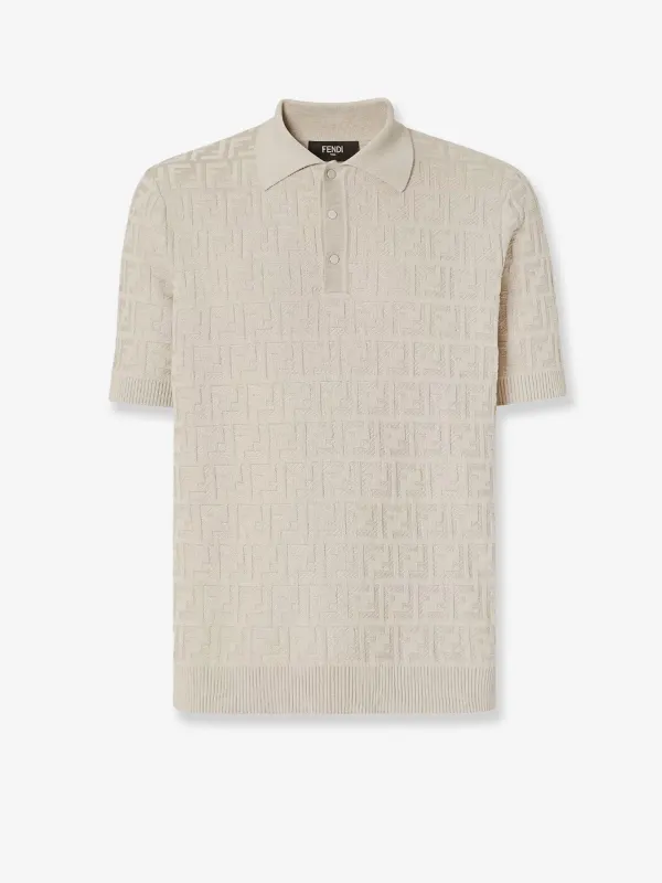 Fendi FF Cotton Polo Shirt sold by Lord & Taylor
