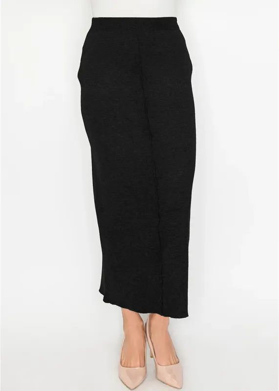 Black Knit Maxi Skirt sold by Lord & Taylor
