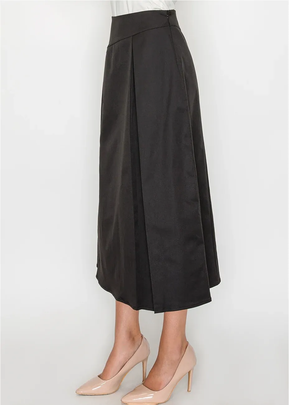 Structured Black Midi Skirt sold by Lord & Taylor product image thumbnail 3