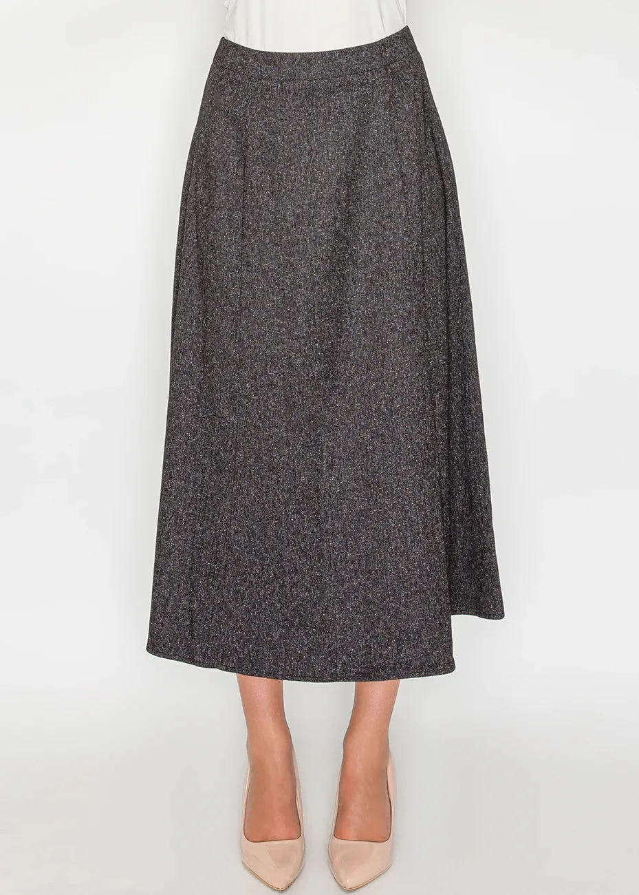 Charcoal Midi Skirt sold by Lord & Taylor product image thumbnail 5
