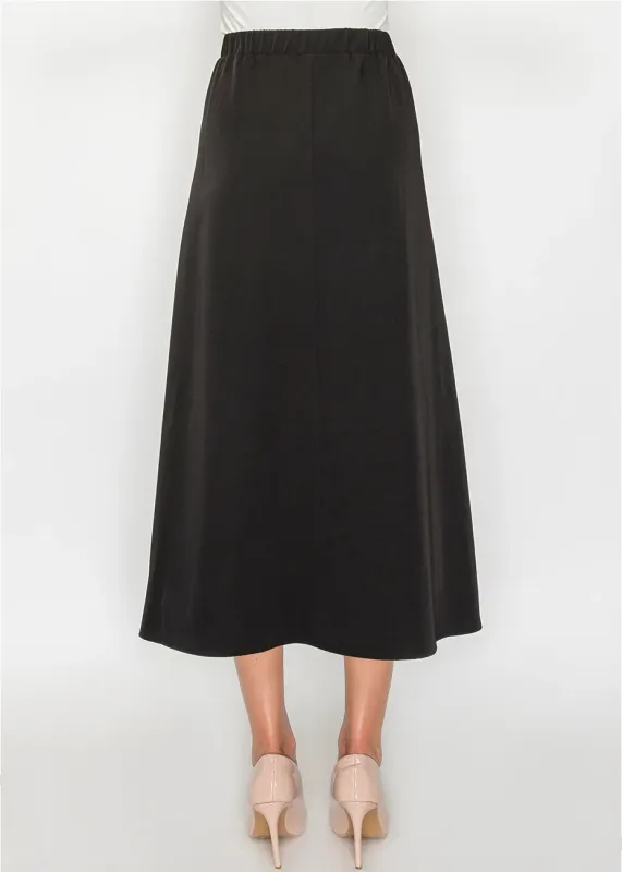Black Midi Skirt sold by Lord & Taylor
