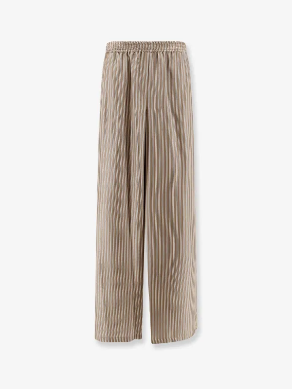 Ladino Striped Silk Trousers sold by Lord & Taylor
