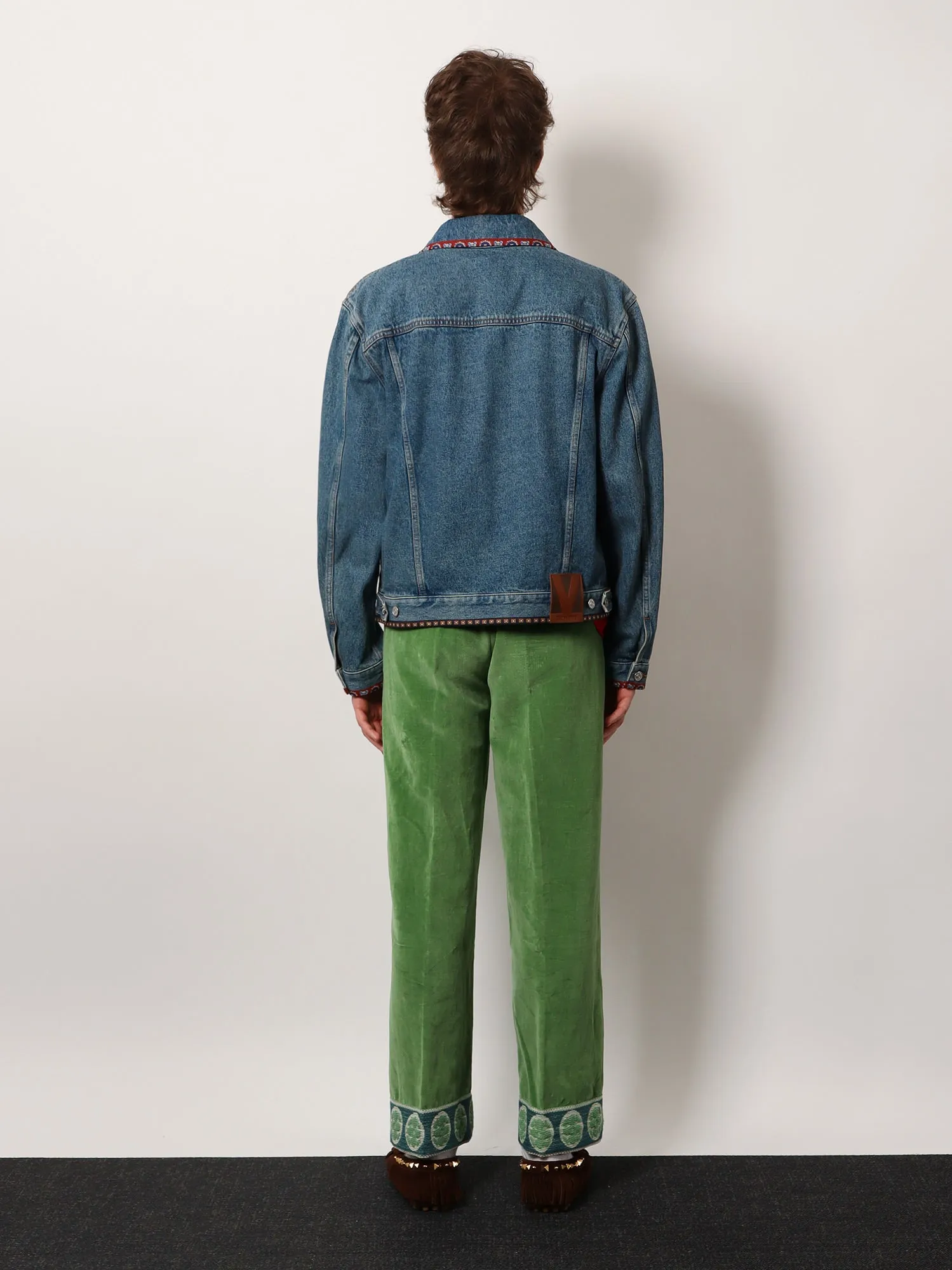 Denim Jacket with Multicolor Embroidery sold by Lord & Taylor product image thumbnail 3