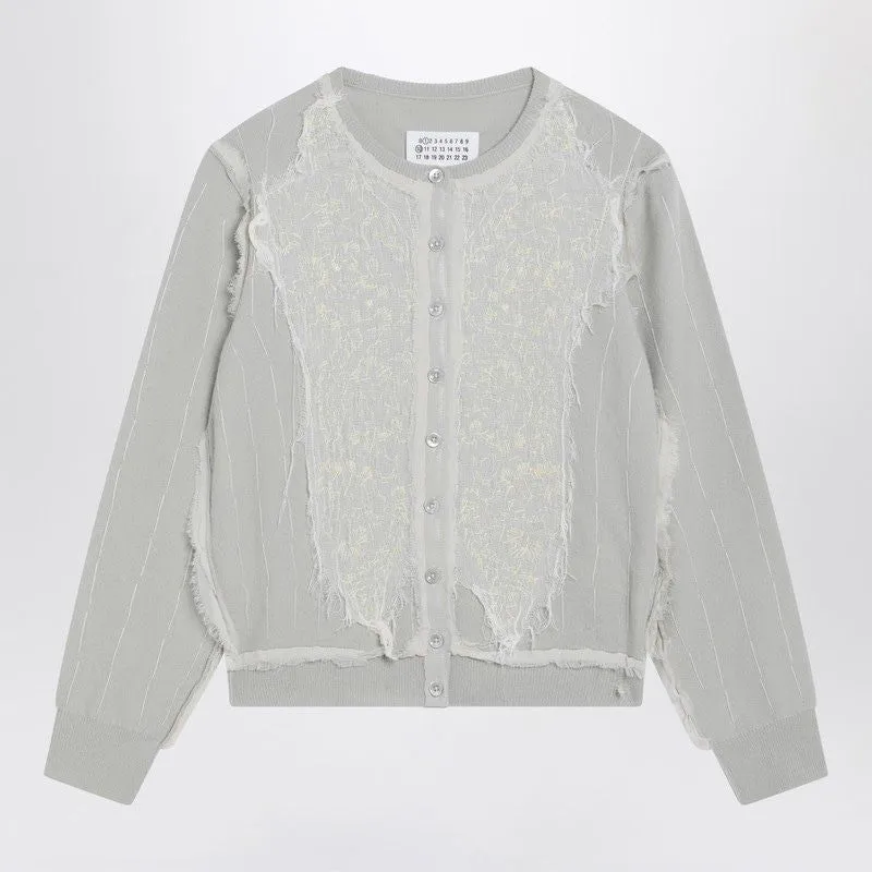 LIGHT GREEN WOOL CARDIGAN sold by Lord & Taylor