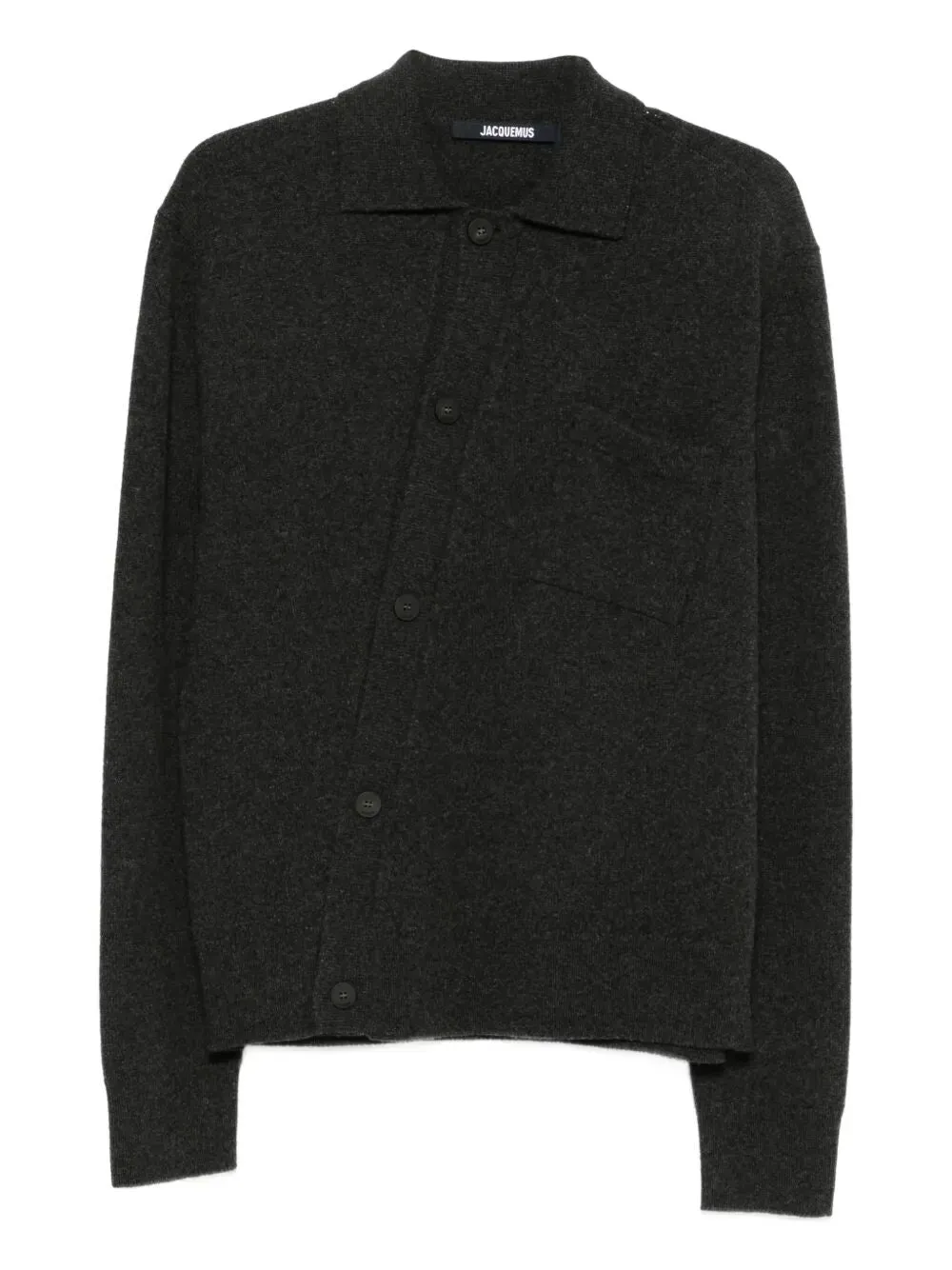 DARK GREY WOOL AND CASHMERE CARDIGAN sold by Lord & Taylor