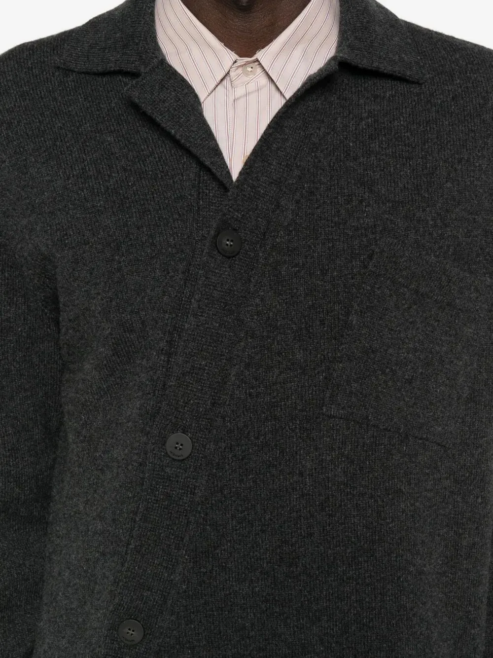 DARK GREY WOOL AND CASHMERE CARDIGAN sold by Lord & Taylor product image thumbnail 2