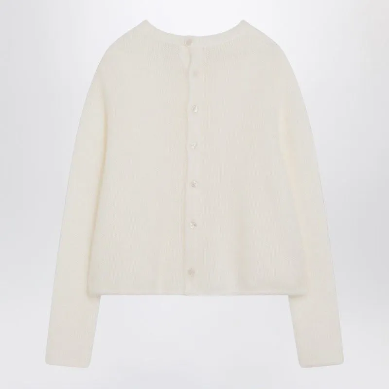 WHITE MOHAIR-BLEND CARDIGAN sold by Lord & Taylor product image thumbnail 2
