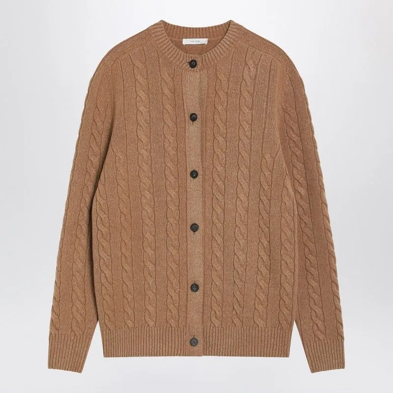 LONEKE CARDIGAN IN LIGHT BROWN WOOL sold by Lord & Taylor