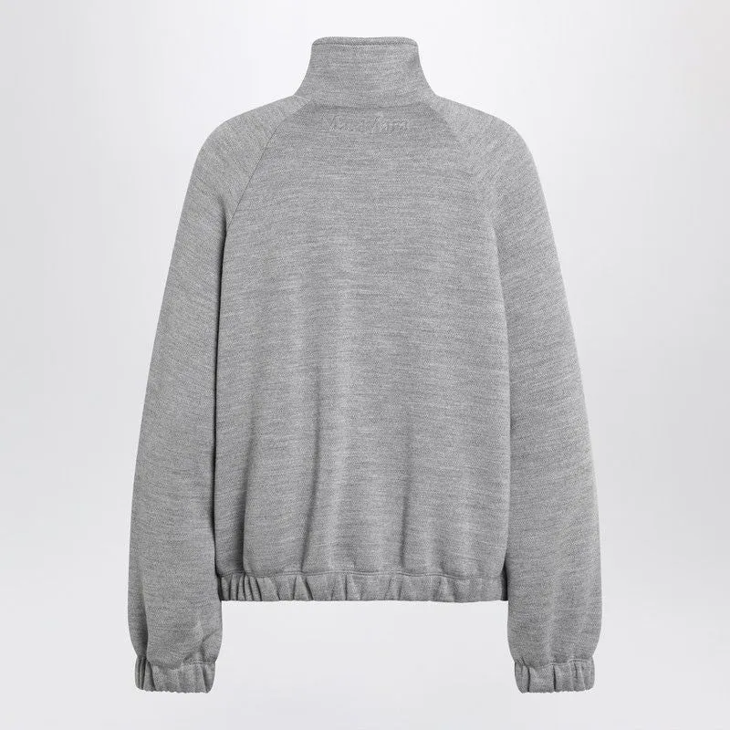GREY WOOL BLEND ZIP-UP SWEATSHIRT sold by Lord & Taylor product image thumbnail 2