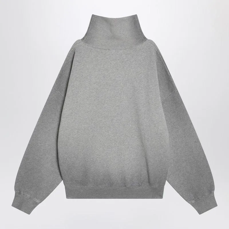 GREY OVERSIZED TURTLENECK SWEATSHIRT sold by Lord & Taylor product image thumbnail 2