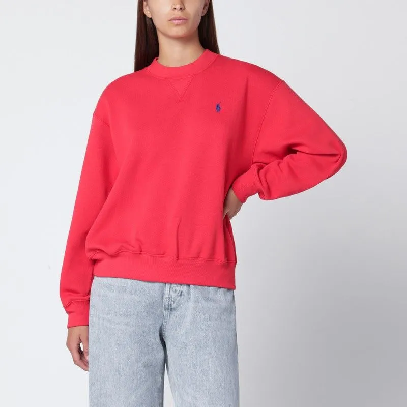 ORANGE-RED COTTON-BLEND SWEATSHIRT sold by Lord & Taylor