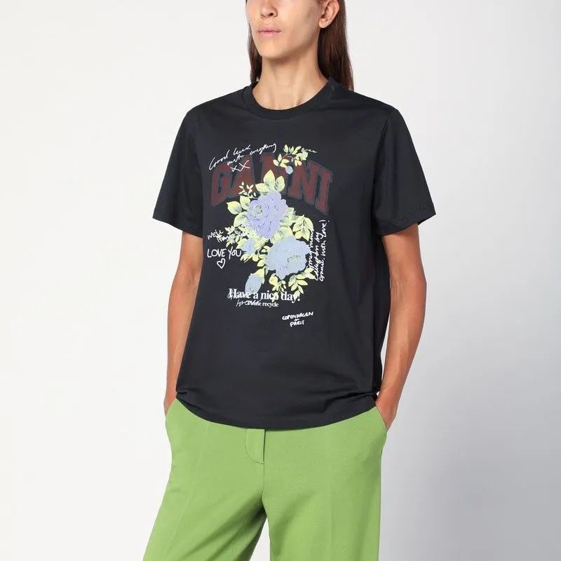 DARK GREY ROSE T-SHIRT sold by Lord & Taylor