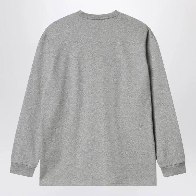 GREY L/S HEART PATCH T-SHIRT sold by Lord & Taylor product image thumbnail 2