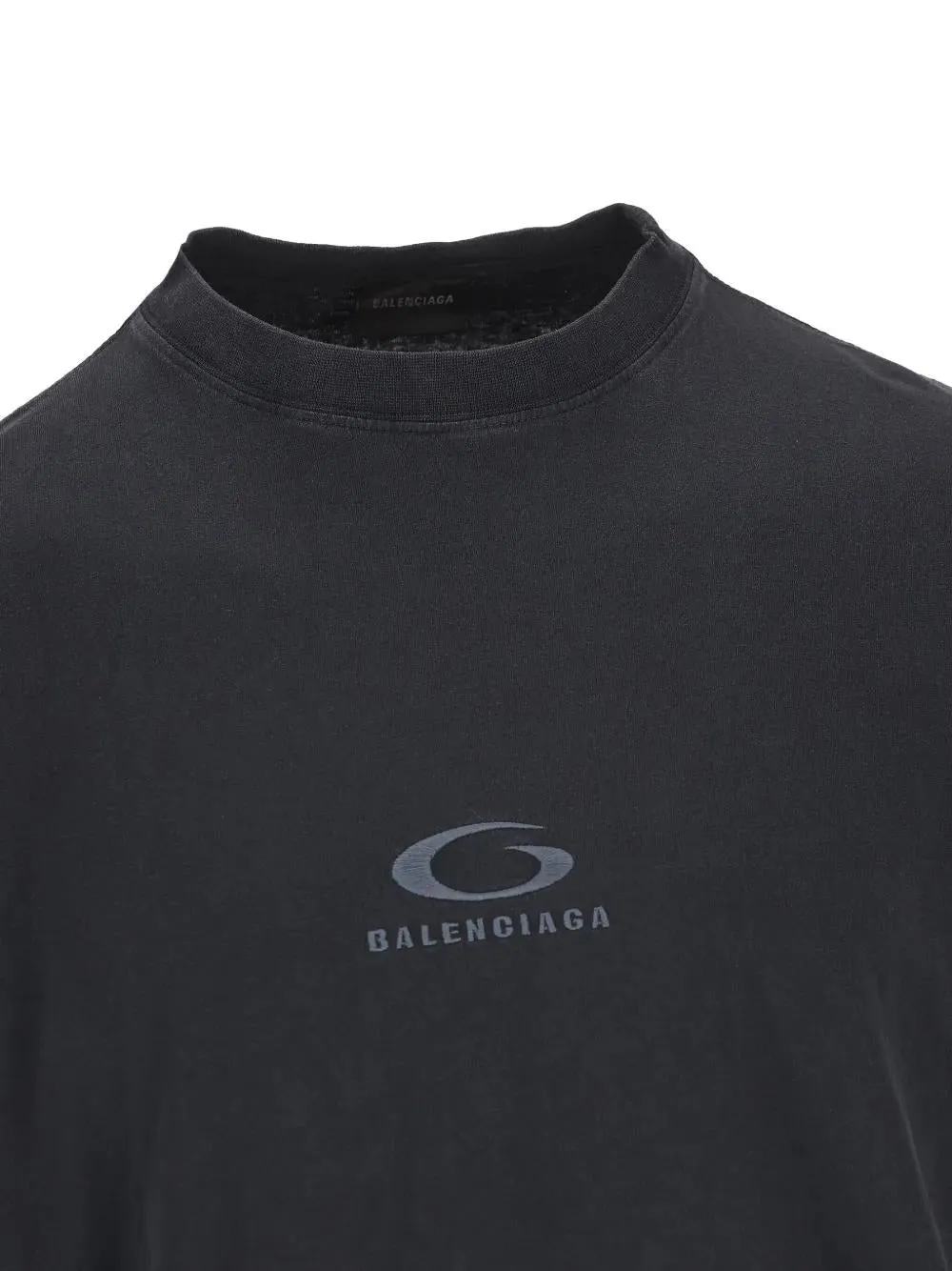 BLACK WASHED LOOP SPORTS ICON OVERSIZE T-SHIRT sold by Lord & Taylor product image thumbnail 3