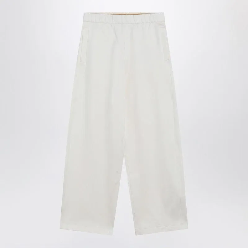 WHITE SILK BLEND TROUSERS sold by Lord & Taylor