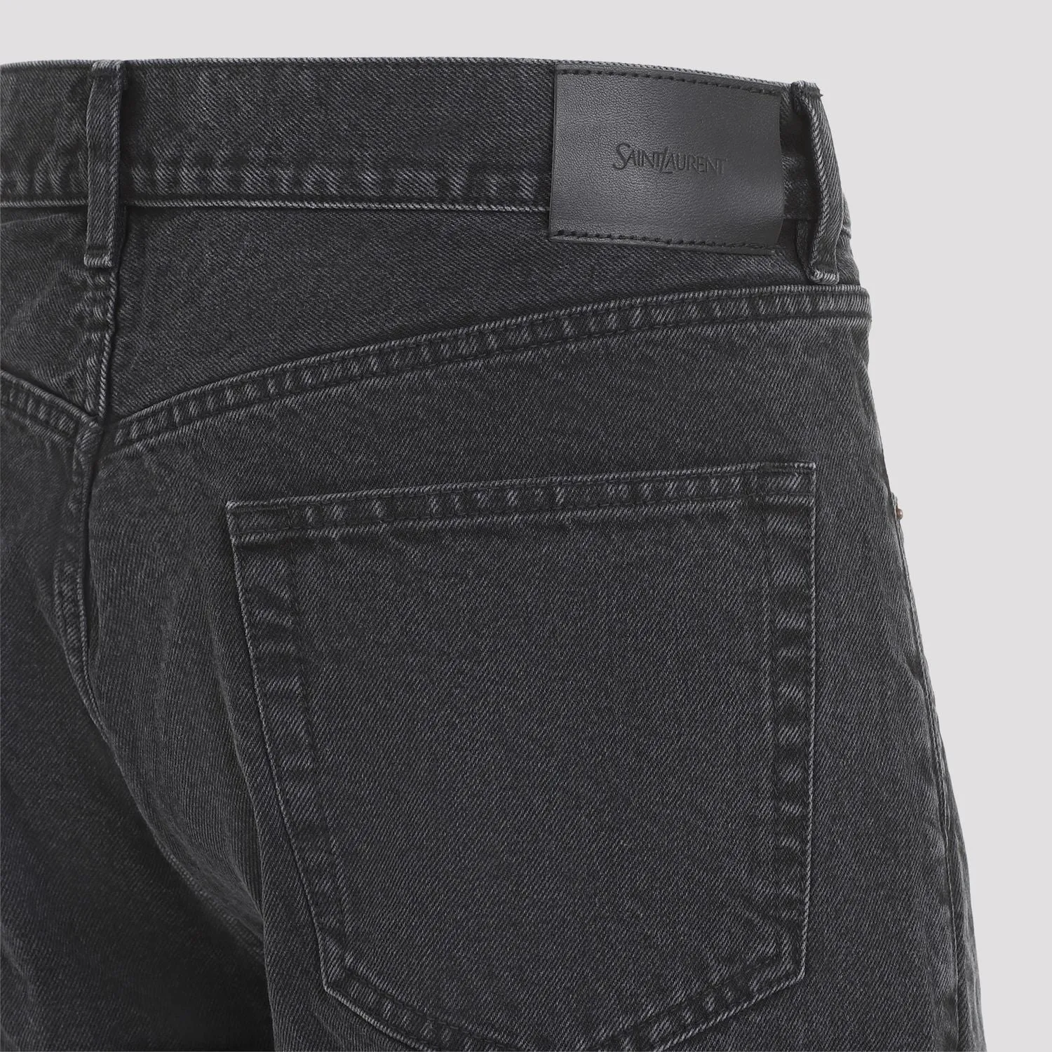 BLACK WASHED DENIM JEANS sold by Lord & Taylor product image thumbnail 4