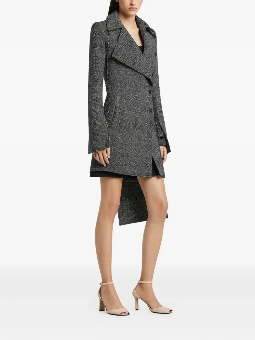 ASYMMETRICAL WOOLEN COAT sold by Lord & Taylor product image thumbnail 3