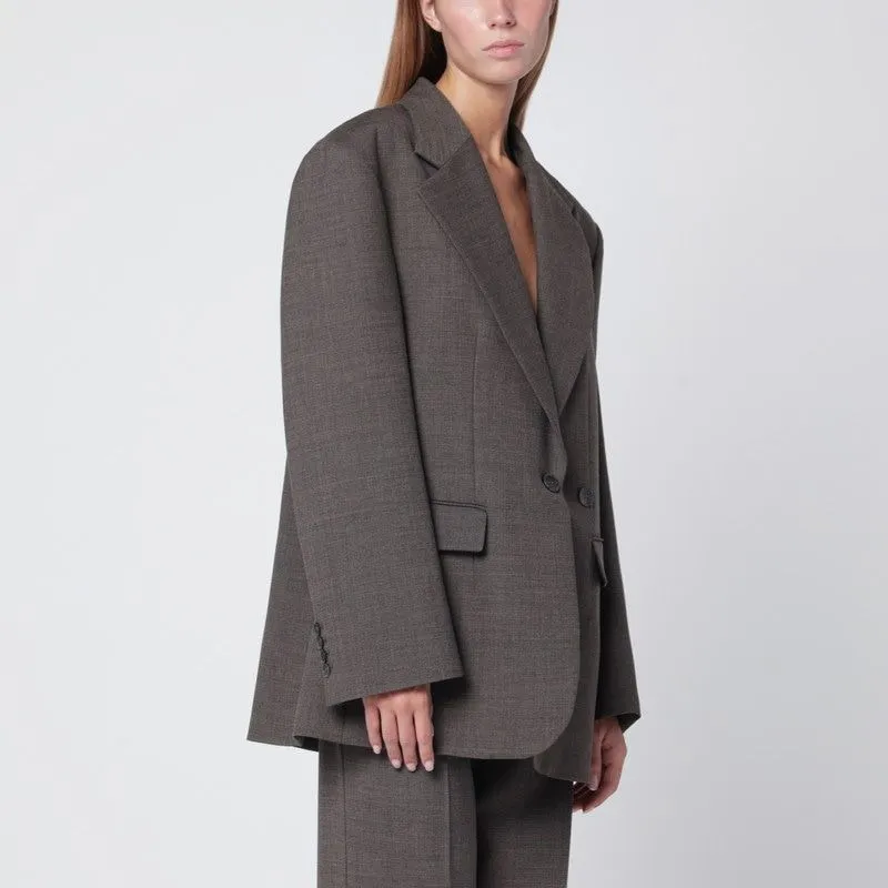 CHESTNUT-COLOURED WOOL BLEND JACKET sold by Lord & Taylor